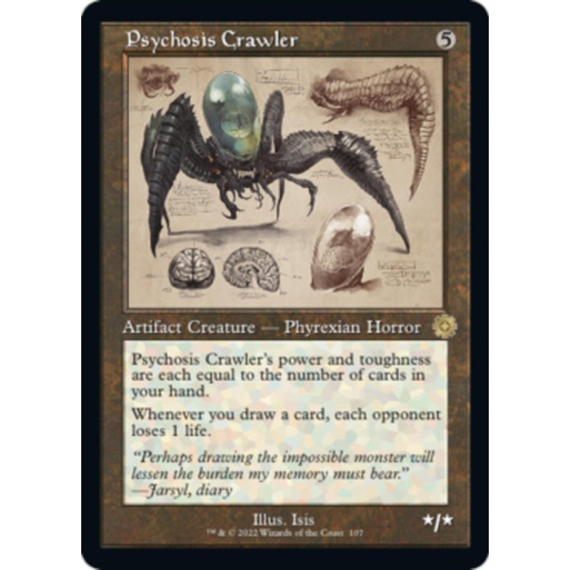 Psychosis Crawler (Schematic Art) | The Brothers' War Retro Artifacts