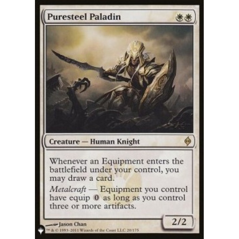 Puresteel Paladin (The List Reprint) | New Phyrexia