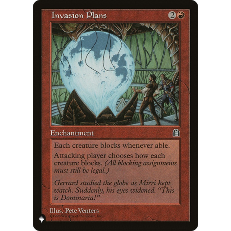 Invasion Plans (The List Reprint) | Stronghold