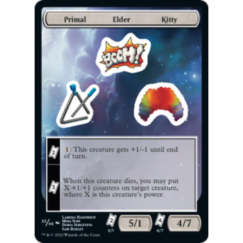 Primal / Elder / Kitty Sticker Sheet | Unfinity