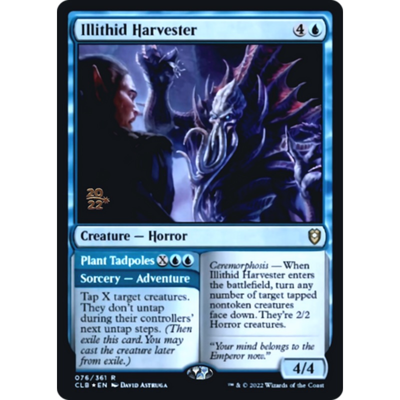 Illithid Harvester (Prerelease foil) | Commander Legends: Battle for Baldur's Gate