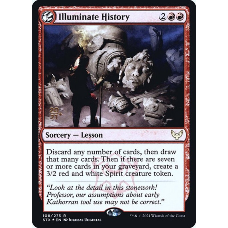 Illuminate History (Strixhaven: School of Mages Prerelease foil) | Strixhaven: School of Mages