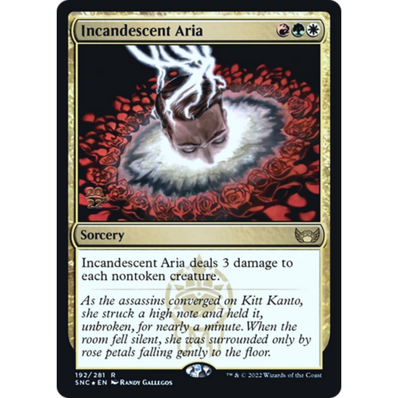 Incandescent Aria (Prerelease foil) | Streets of New Capenna