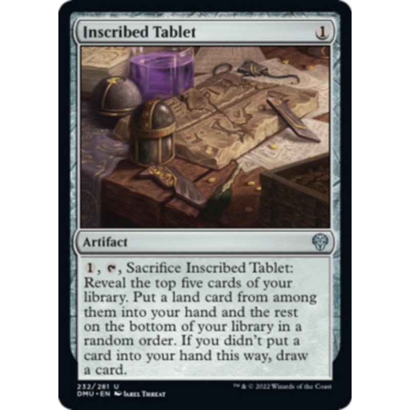 Inscribed Tablet (foil) | Dominaria United