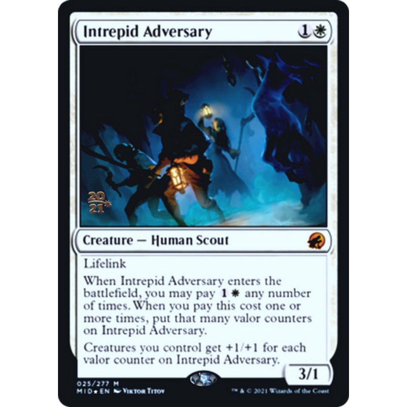 Intrepid Adversary (Prerelease foil) | Innistrad: Midnight Hunt