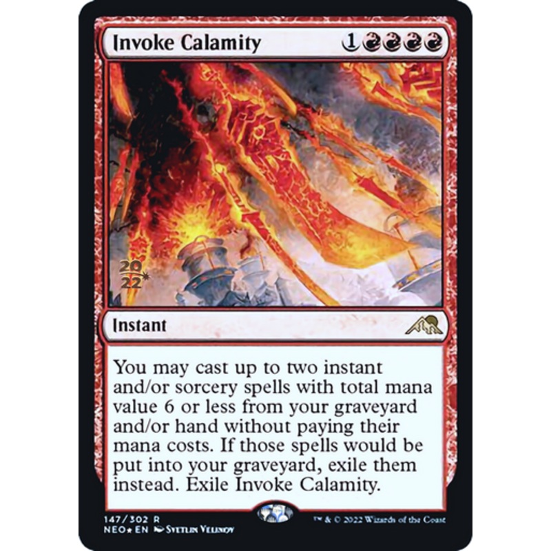 Invoke Calamity (Prerelease foil) | Kamigawa: Neon Dynasty