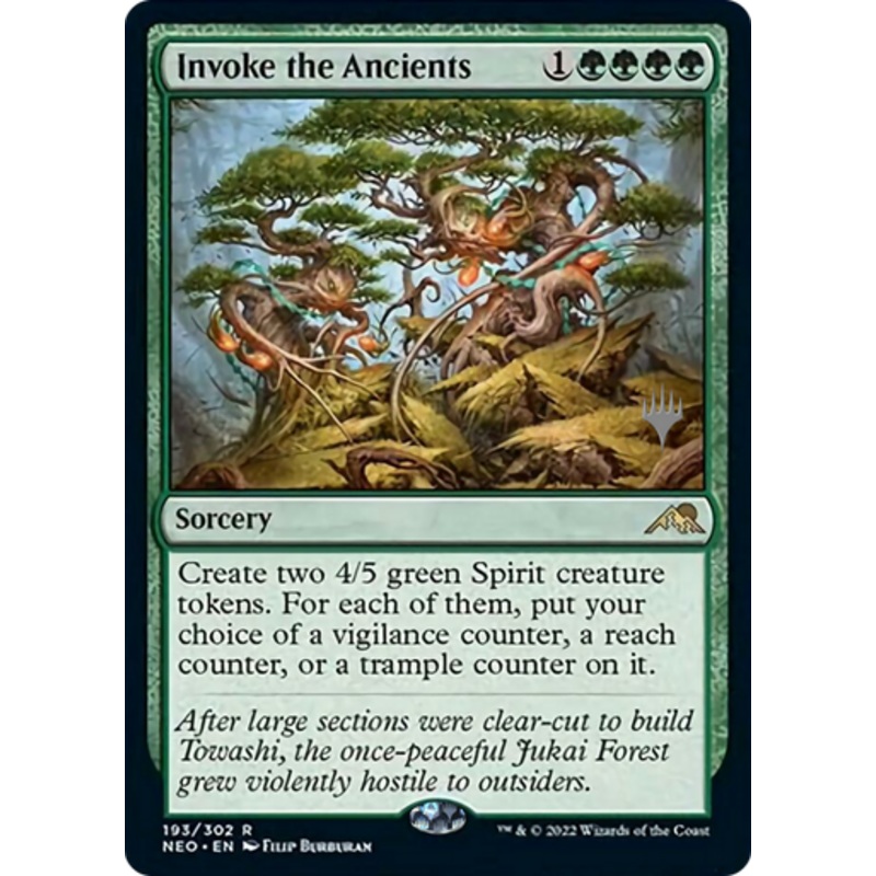 Invoke the Ancients (Promo Pack non-foil) | Kamigawa: Neon Dynasty