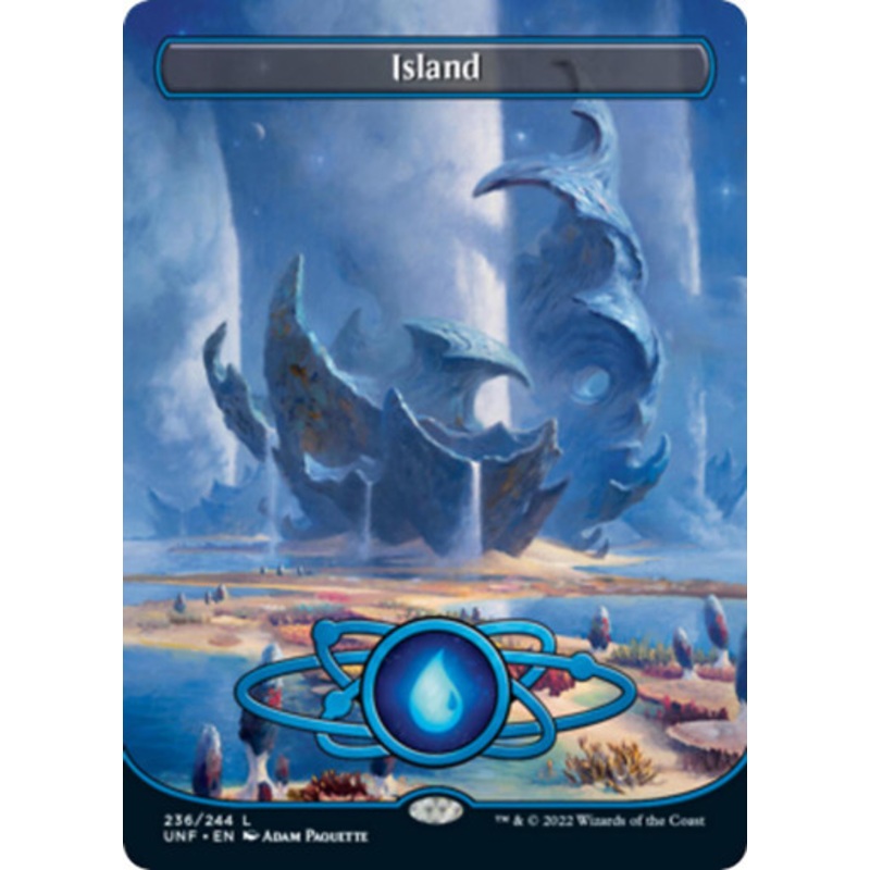 Island #236 (Borderless foil)