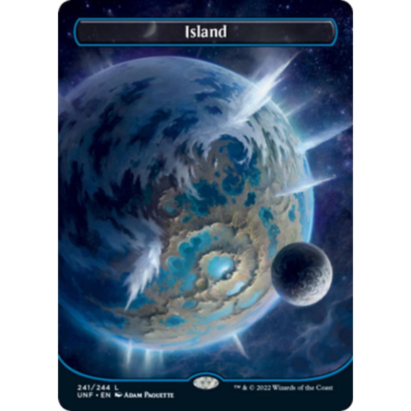 Island #241 (Borderless foil)