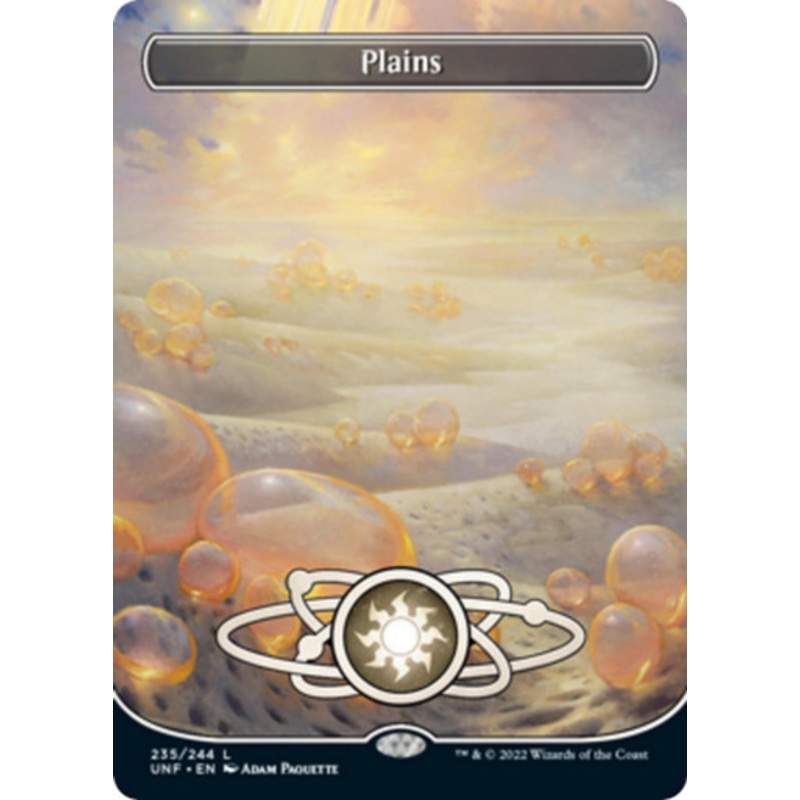 Plains #235 (Borderless foil) | Unfinity
