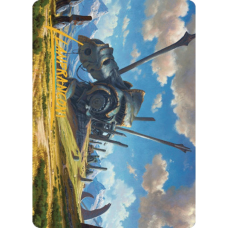Plains (#62) Art Card (Gold Stamped) | Dominaria United