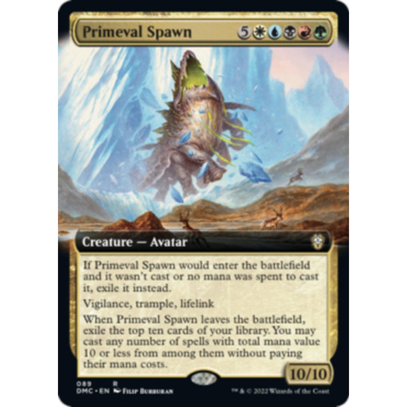 Primeval Spawn (Extended Art) | Dominaria United Commander