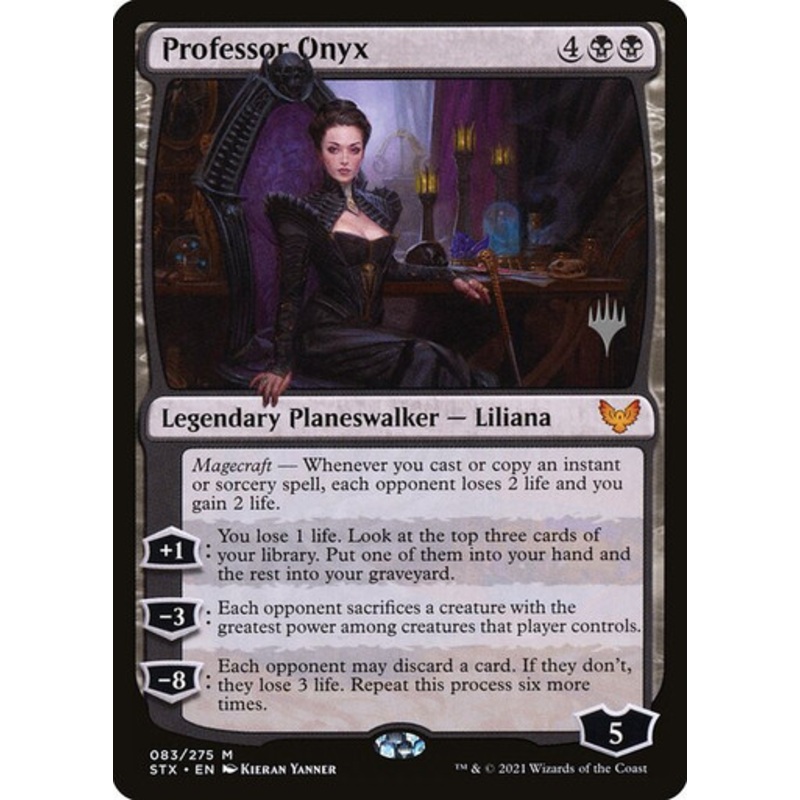 Professor Onyx (Promo Pack foil) | Strixhaven: School of Mages