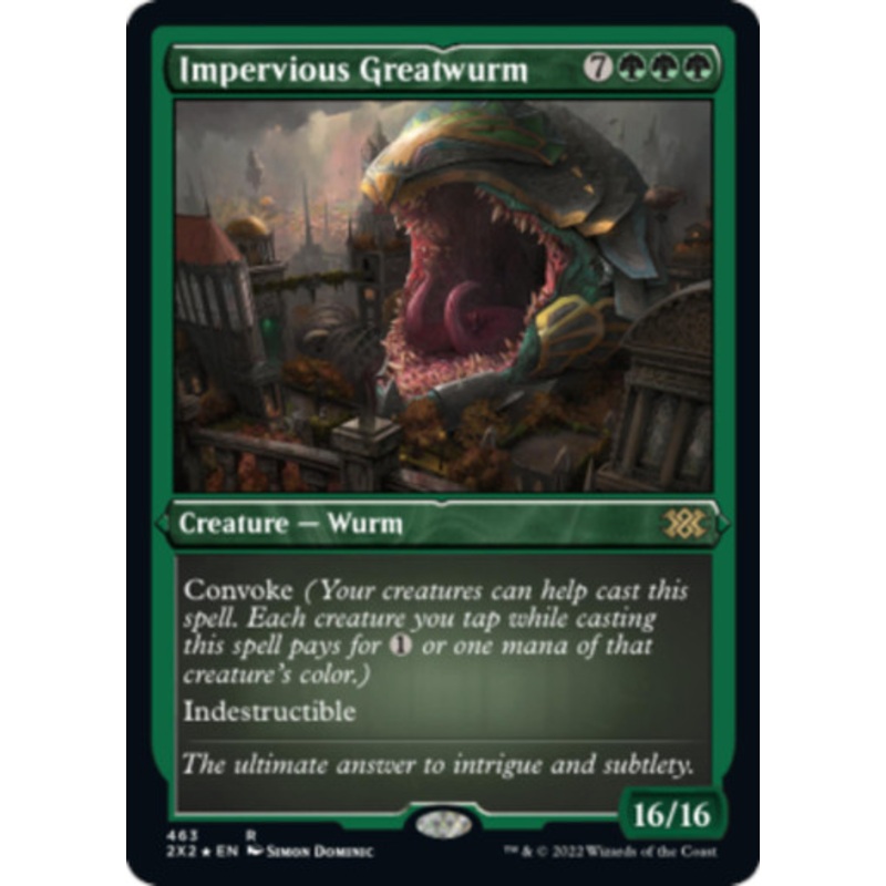 Impervious Greatwurm (Etched Foil)