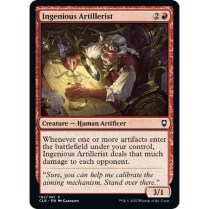 Ingenious Artillerist | Commander Legends: Battle for Baldur's Gate