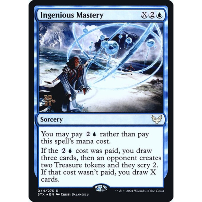 Ingenious Mastery (Strixhaven: School of Mages Prerelease foil) | Strixhaven: School of Mages