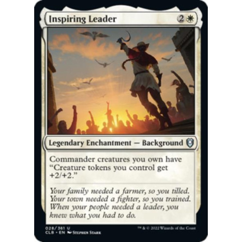 Inspiring Leader (foil) | Commander Legends: Battle for Baldur's Gate