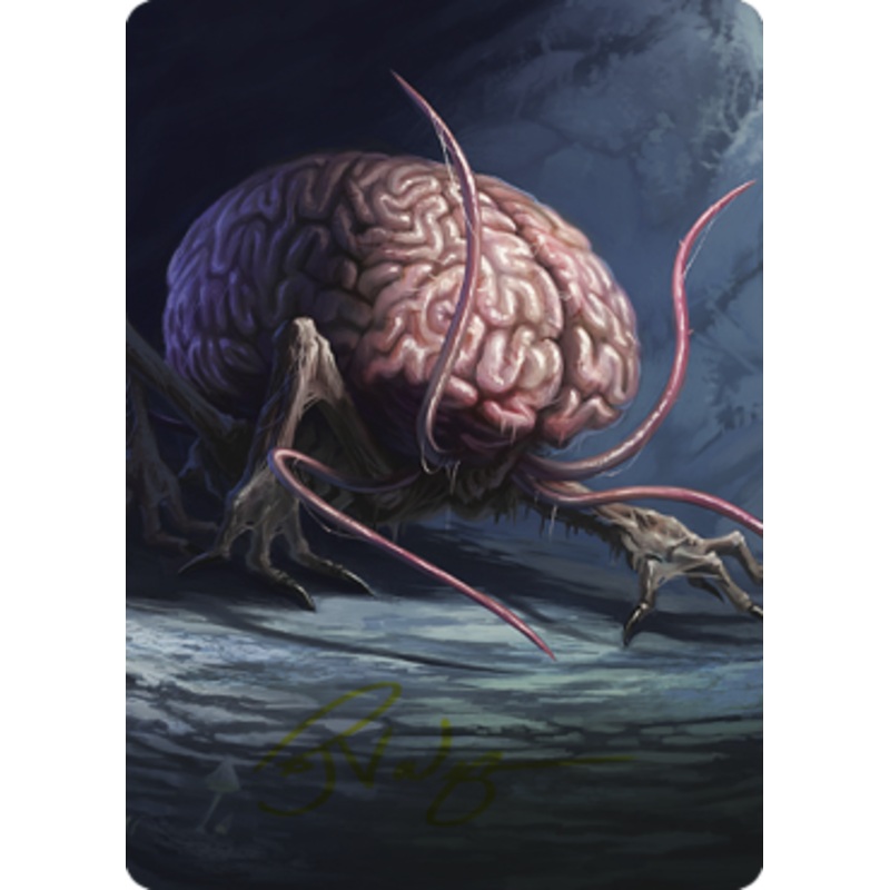 Intellect Devourer Art Card (#20) (Gold Signature)