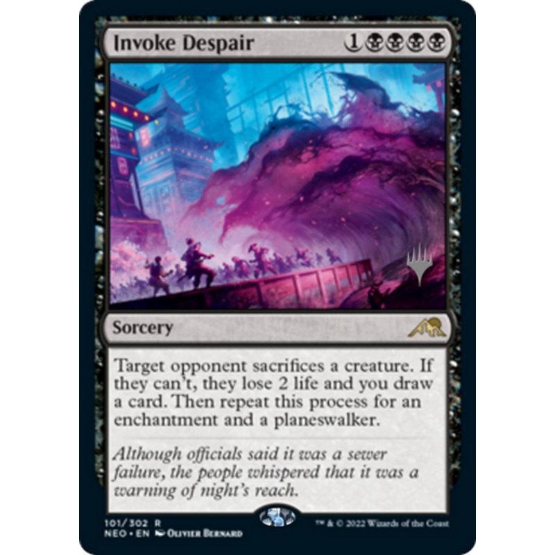 Invoke Despair (Promo Pack non-foil) | Kamigawa: Neon Dynasty