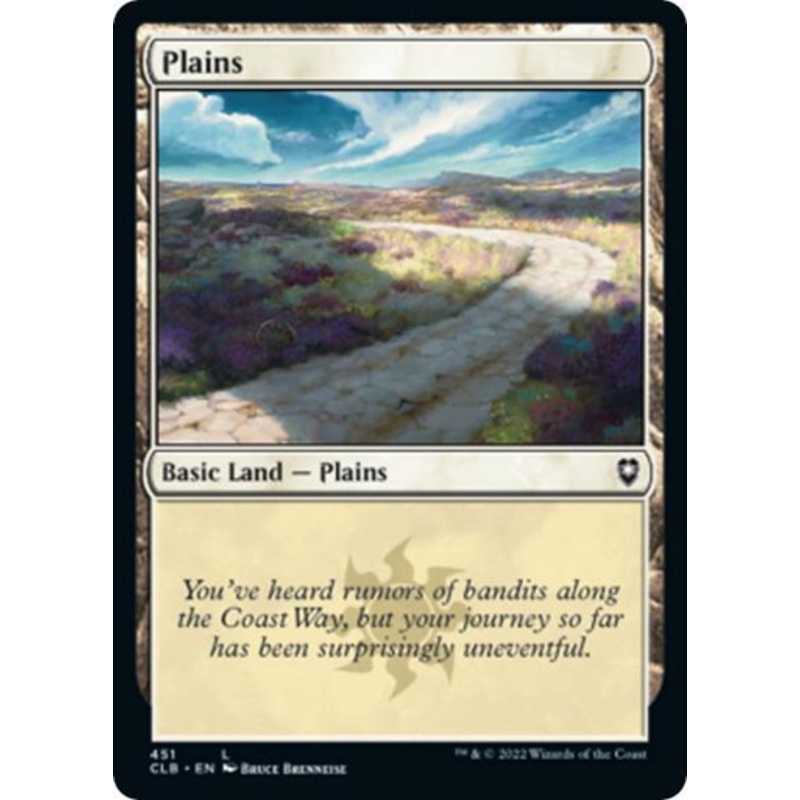 Plains (#451) (foil) | Commander Legends: Battle for Baldur's Gate