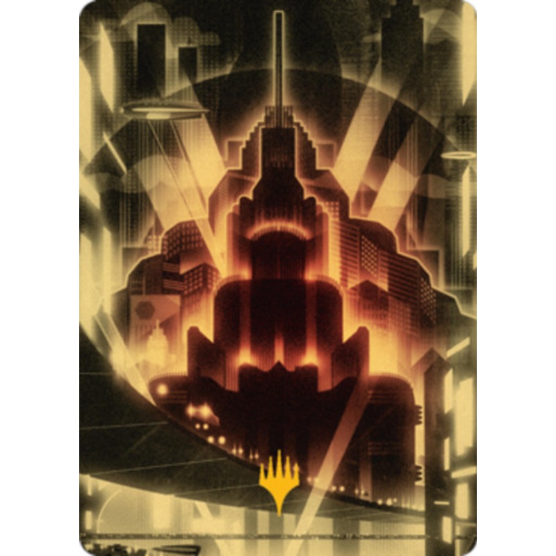 Plains (#79) Art Card (Gold Signature) | Streets of New Capenna