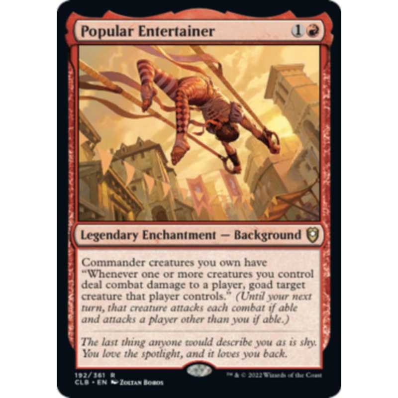 Popular Entertainer | Commander Legends: Battle for Baldur's Gate