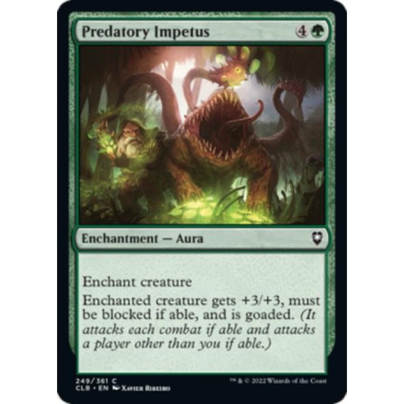 Predatory Impetus (foil) | Commander Legends: Battle for Baldur's Gate