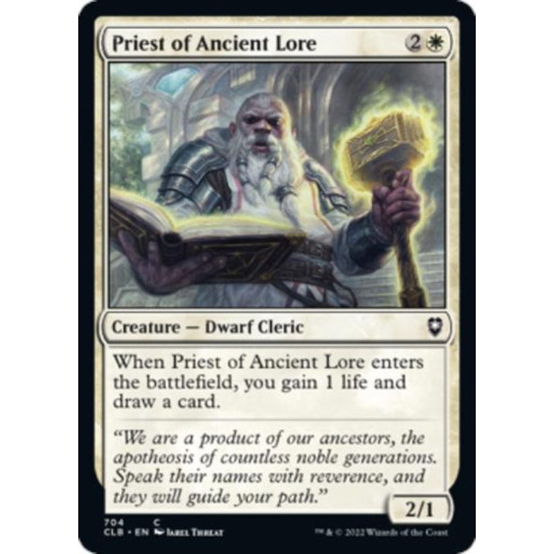 Priest of Ancient Lore | Commander Legends: Battle for Baldur's Gate