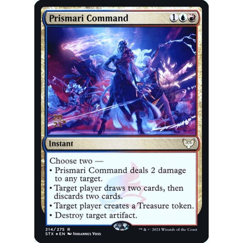 Prismari Command (Strixhaven: School of Mages Prerelease foil) | Strixhaven: School of Mages