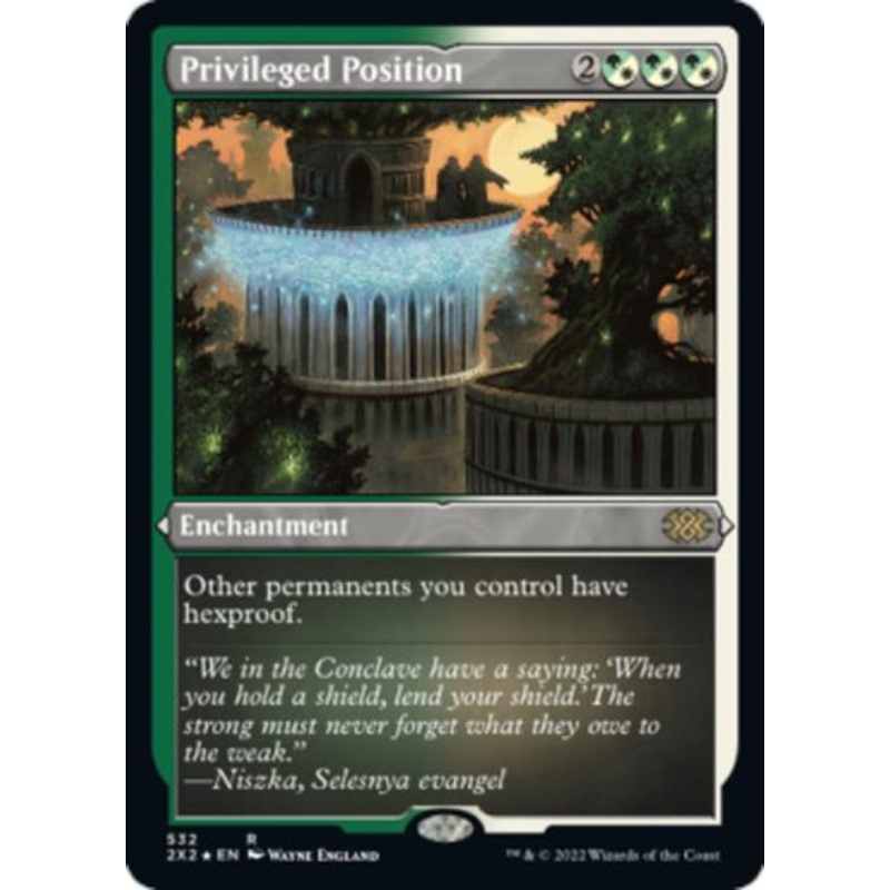 Privileged Position (Etched Foil)