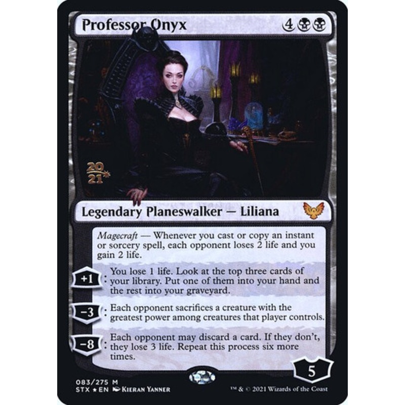 Professor Onyx (Strixhaven: School of Mages Prerelease foil) | Strixhaven: School of Mages