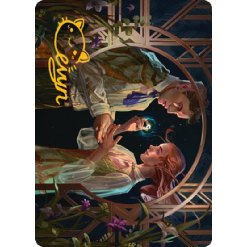 Prosperous Partnership (#63) Art Card (Gold Signature) | Streets of New Capenna