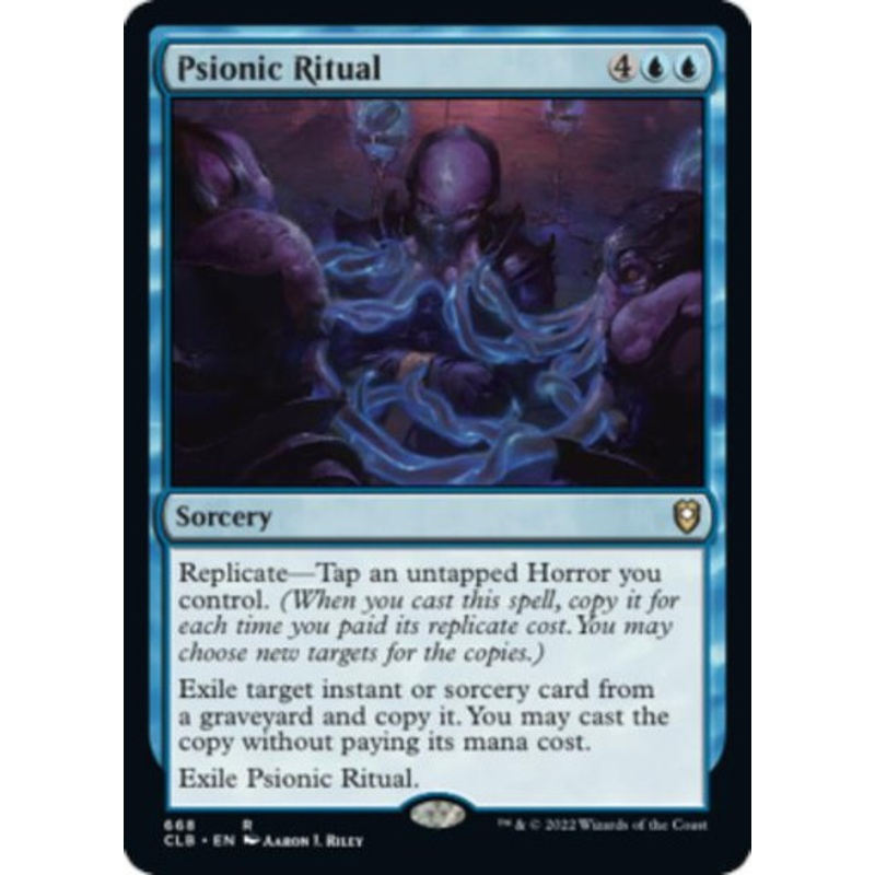 Psionic Ritual | Commander Legends: Battle for Baldur's Gate