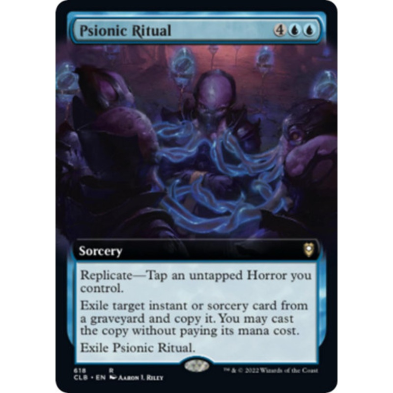 Psionic Ritual (Extended Art) | Commander Legends: Battle for Baldur's Gate