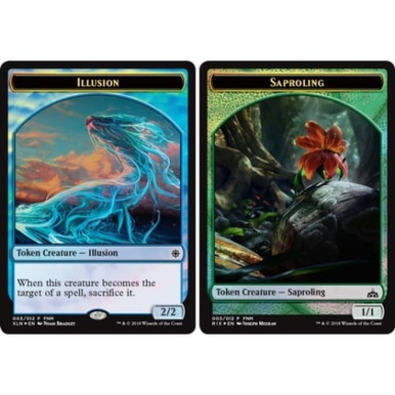Illusion / Saproling Token (Double-Faced FNM foil) | Promotional Cards