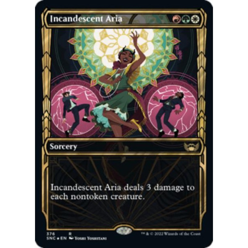 Incandescent Aria (Golden Age Frame) (Gilded foil)