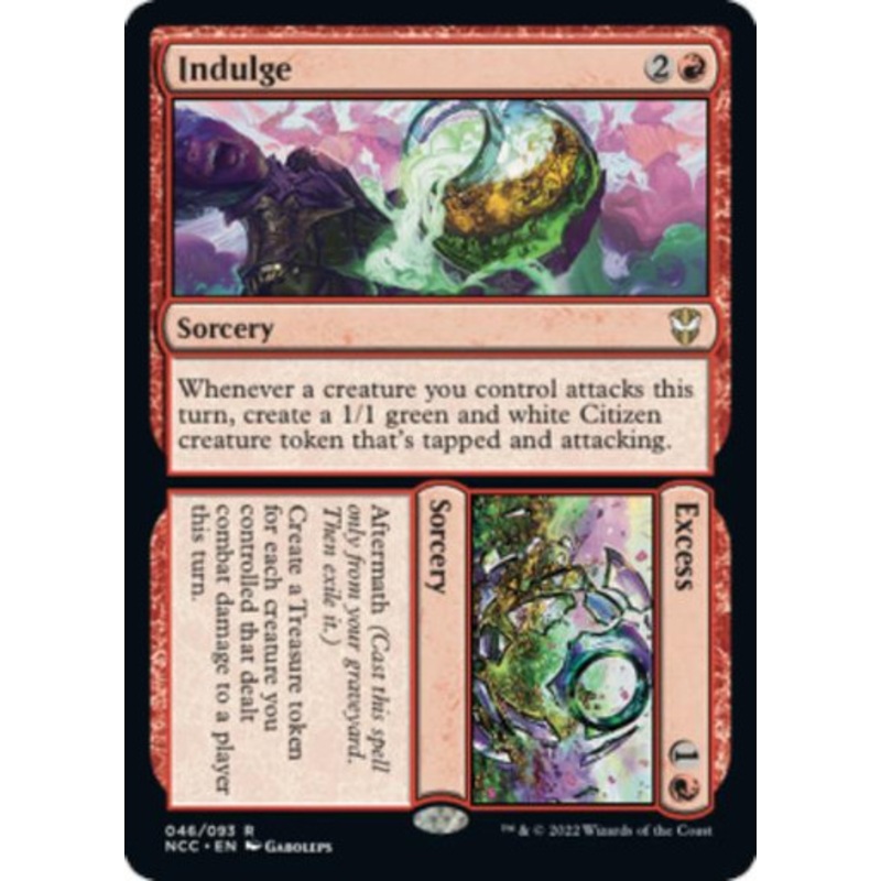 Indulge // Excess | Streets of New Capenna Commander