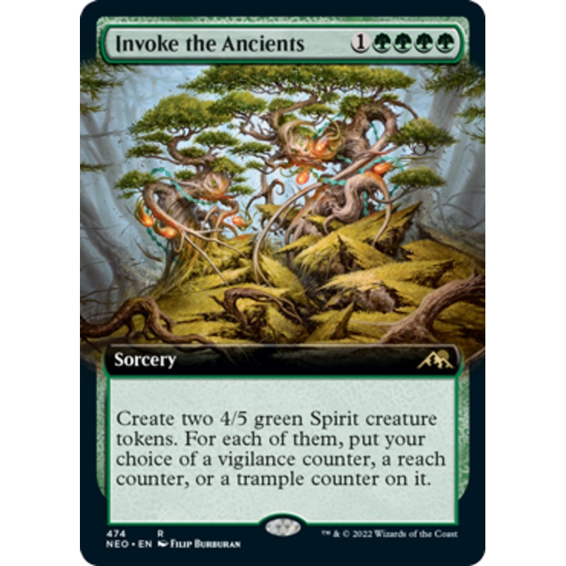 Invoke the Ancients (Extended Art) | Kamigawa: Neon Dynasty