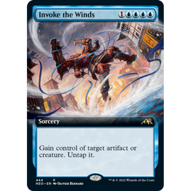 Invoke the Winds (Extended Art) | Kamigawa: Neon Dynasty