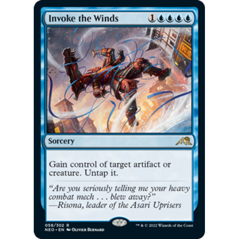 Invoke the Winds (foil) | Kamigawa: Neon Dynasty
