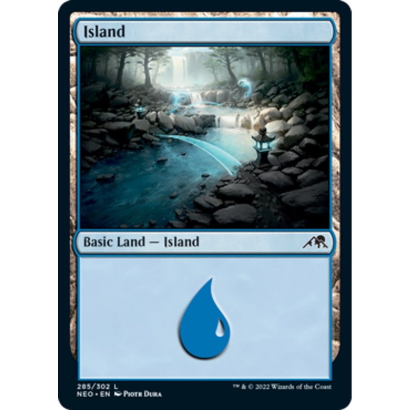 Island (#285) (foil)