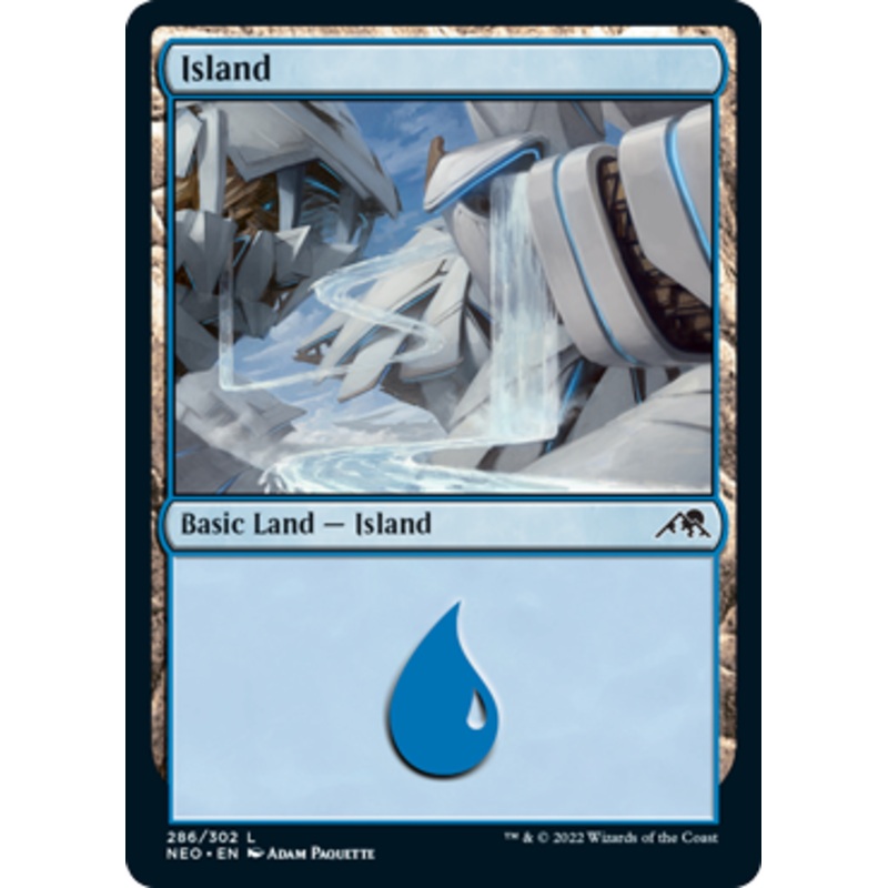 Island (#286) (foil)