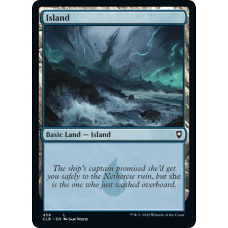 Island (#458) | Commander Legends: Battle for Baldur's Gate