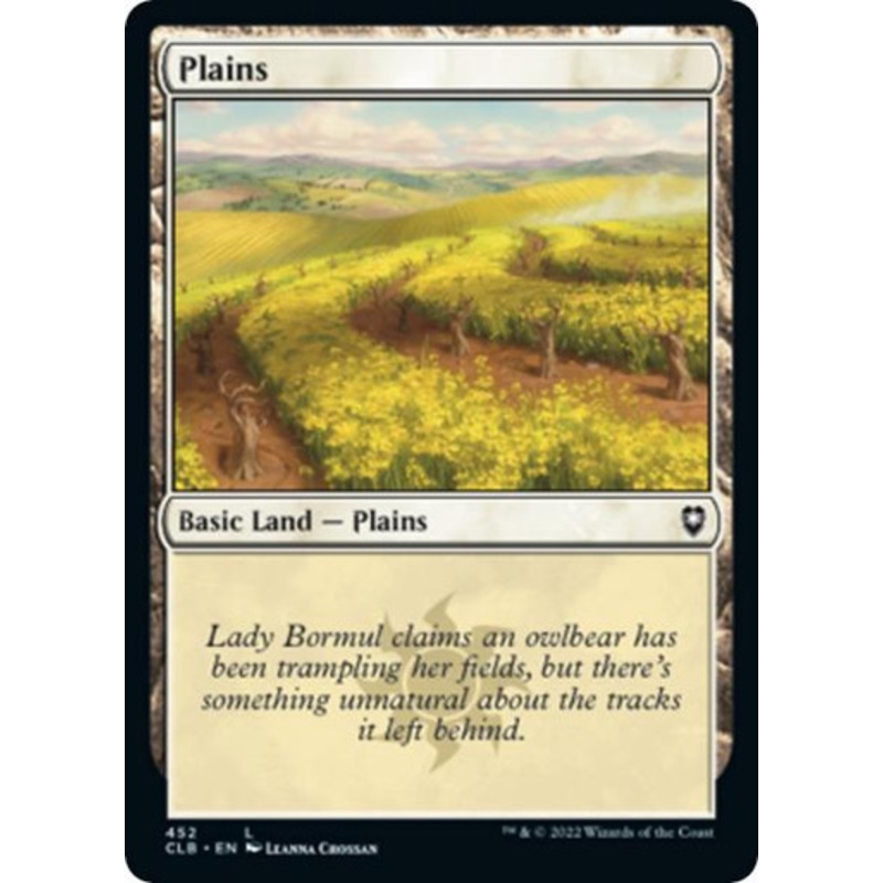 Plains (#452) | Commander Legends: Battle for Baldur's Gate