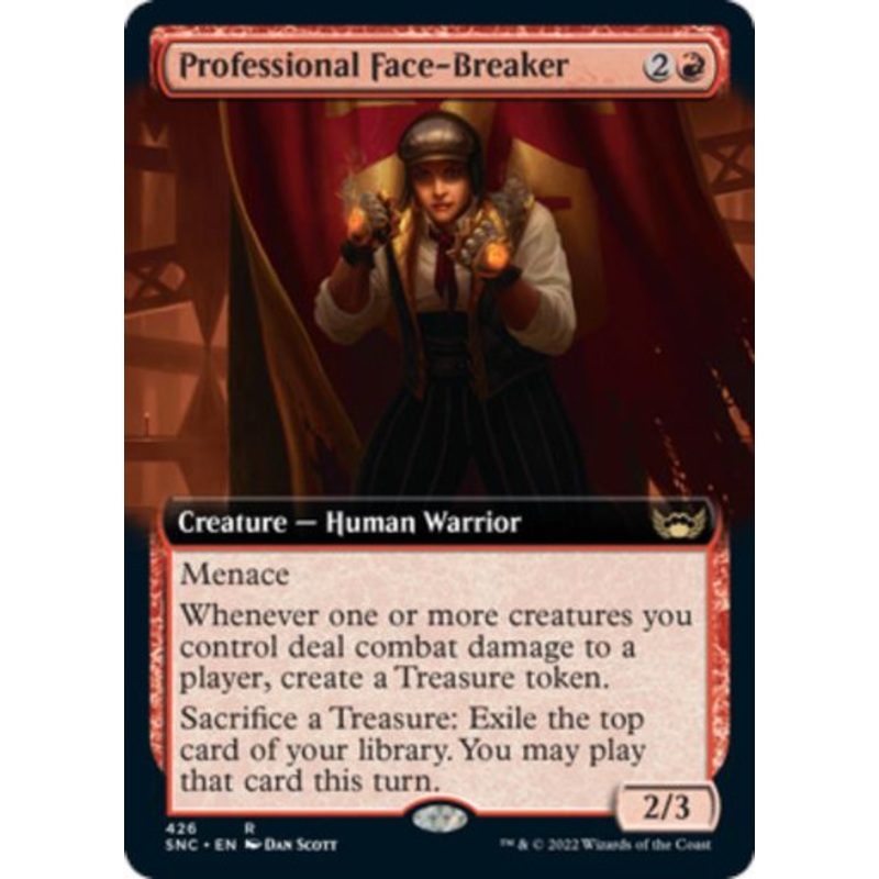 Professional Face-Breaker (Extended Art) (foil) | Streets of New Capenna