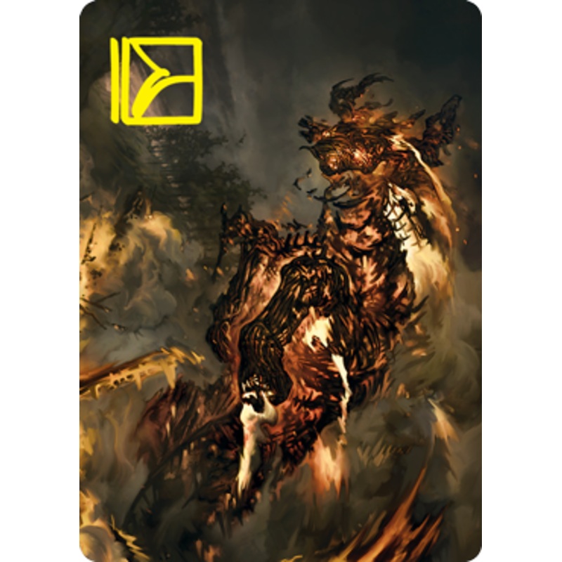 Pyre Spawn (#48) Art Card (Gold Signature) | Innistrad: Crimson Vow