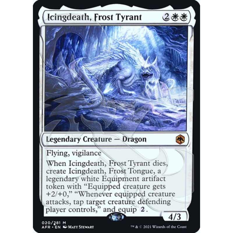 Icingdeath, Frost Tyrant (Ampersand promo foil) | Adventures in the Forgotten Realms