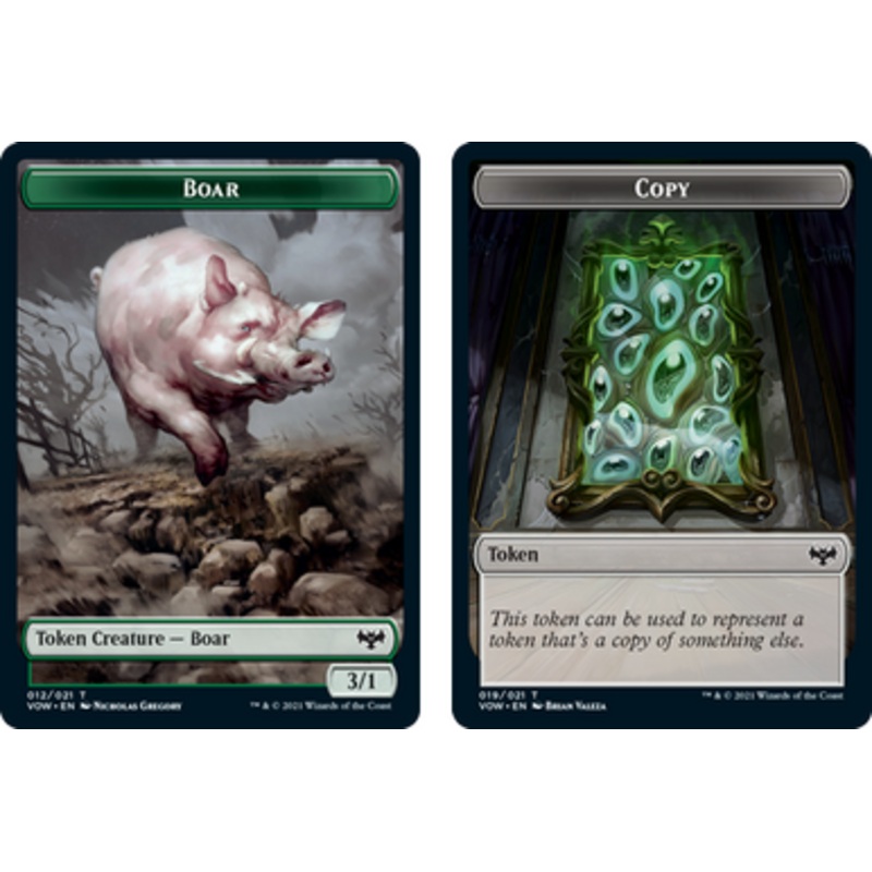 Innistrad: Crimson Vow - Boar // Copy Token (foil) | Innistrad: Crimson Vow