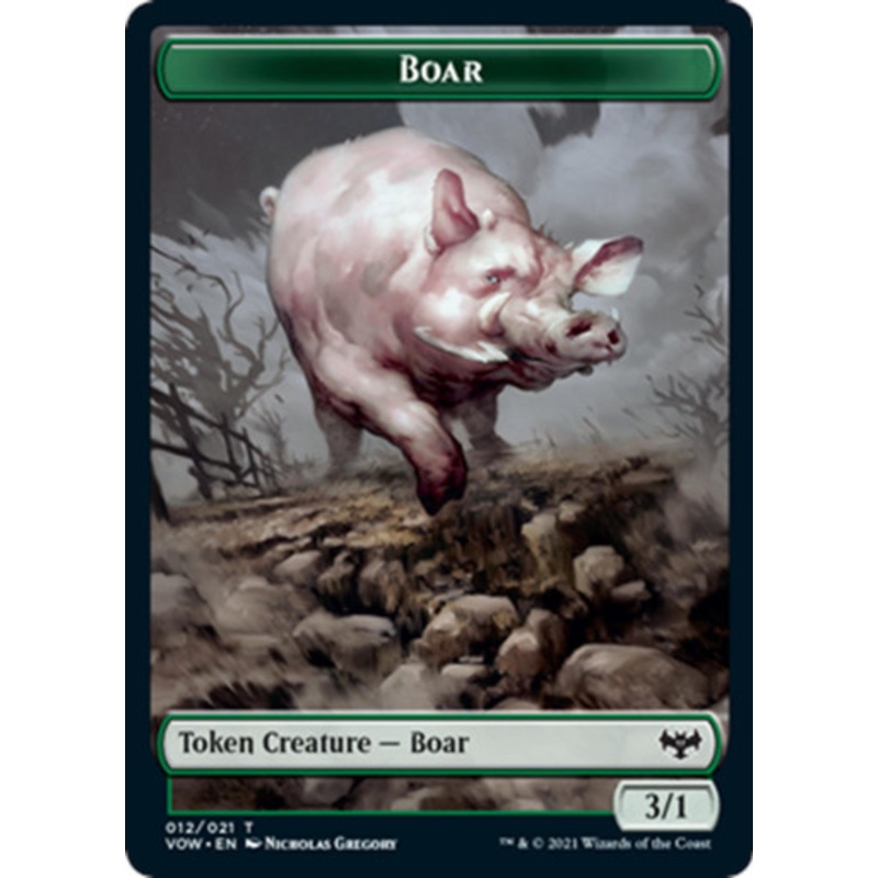 Innistrad: Crimson Vow - Boar Token | Innistrad: Crimson Vow