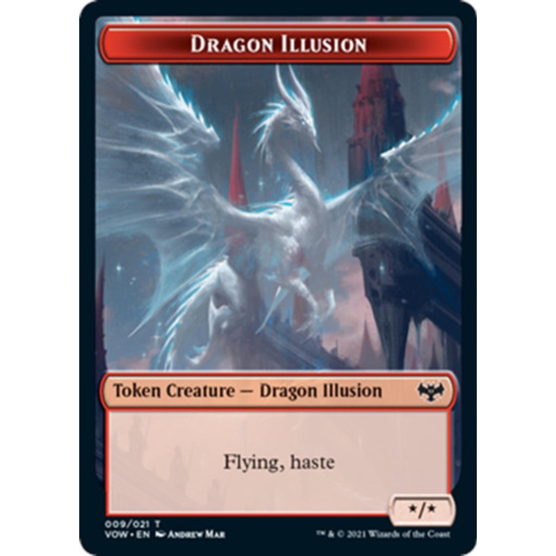 Innistrad: Crimson Vow - Dragon Illusion Token
